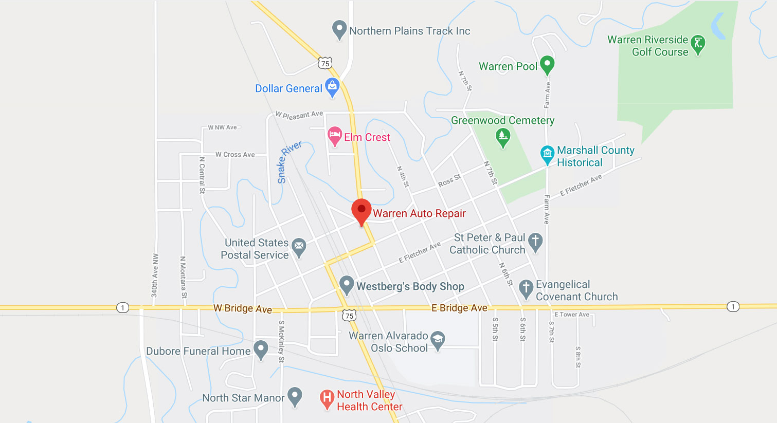 Warren Auto Repair Contact Us